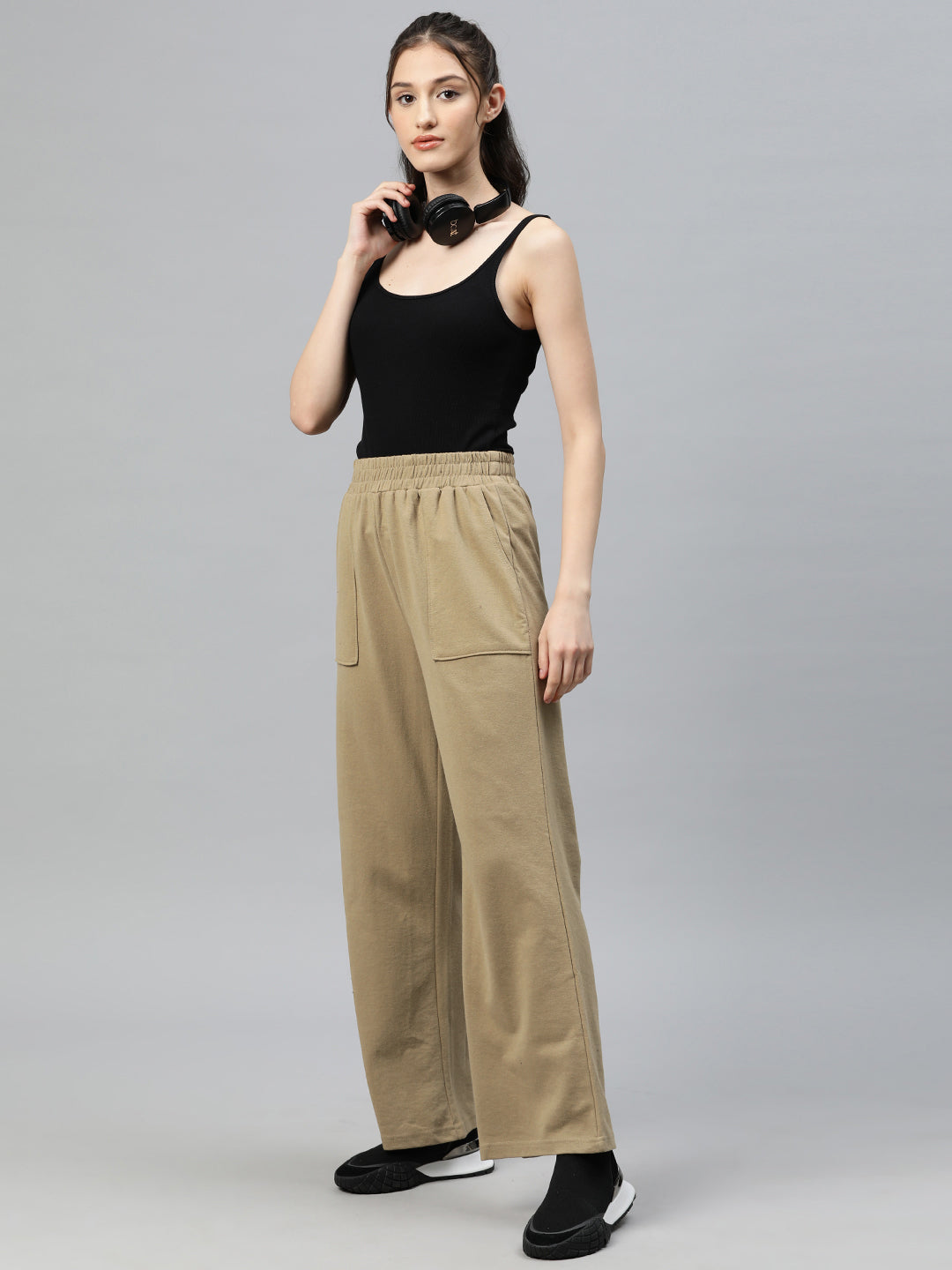 Laabha Women Flare Track Pant