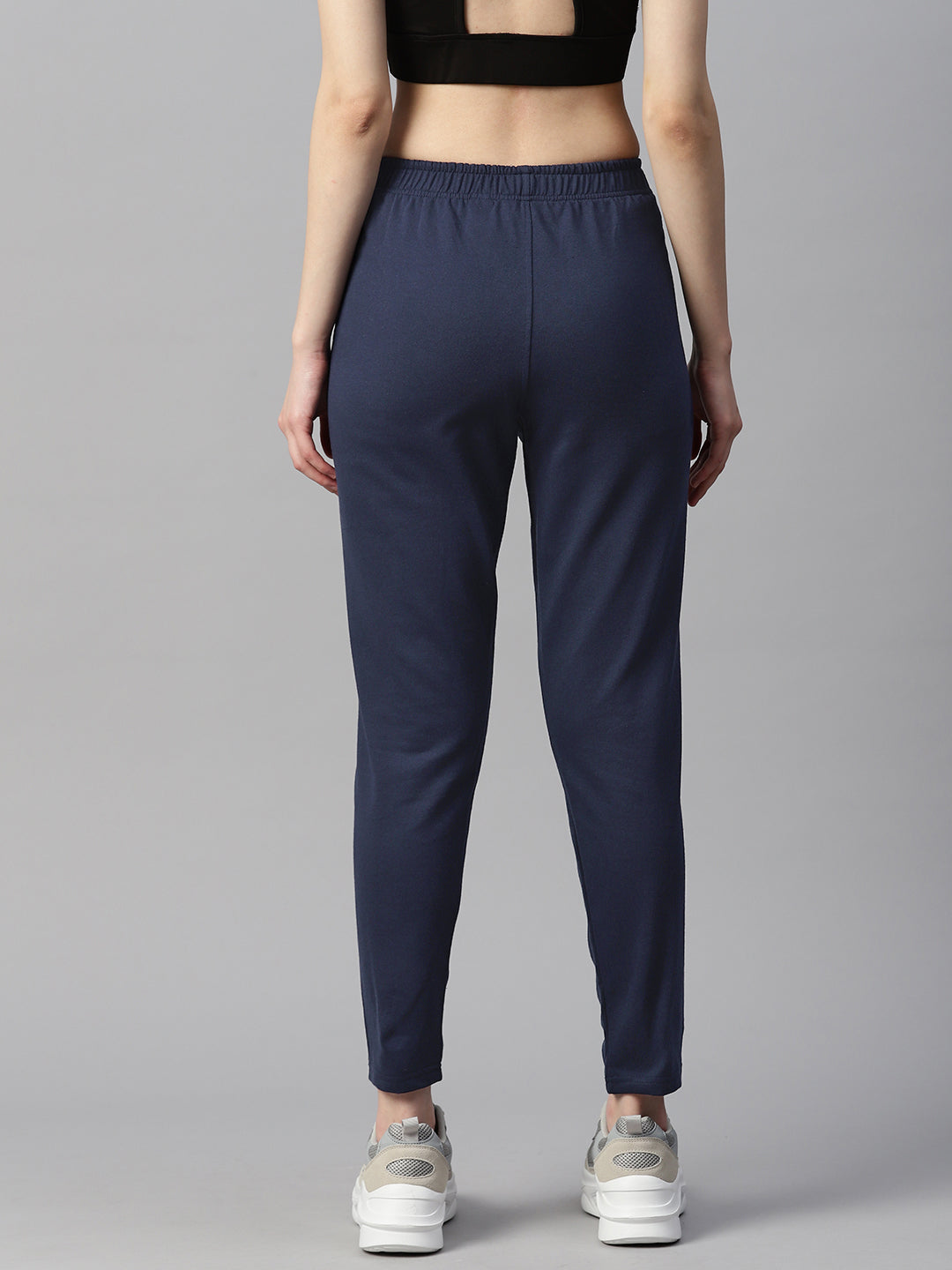 Laabha Slim Fit Solid Track Pants
