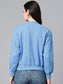Laabha Stylish Women Blue Sweatshirt