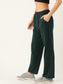 Laabha Women Green Solid Track Pants