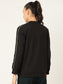 Laabha Women Black Solid Sweatshirt